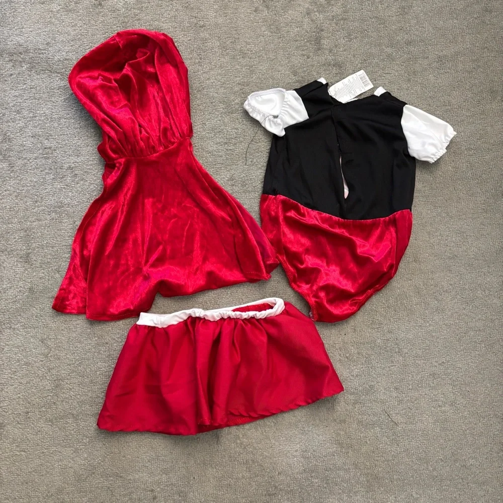 InCharacter Little Red Riding Hood Bodysuit Infant Baby Halloween Costume